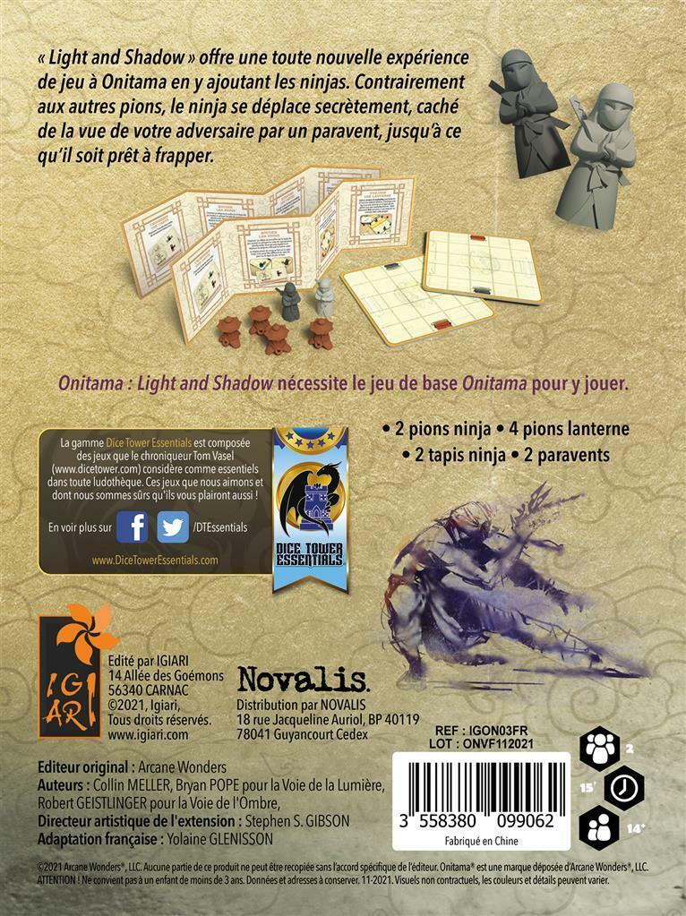 Onitama: Light and Shadow Back