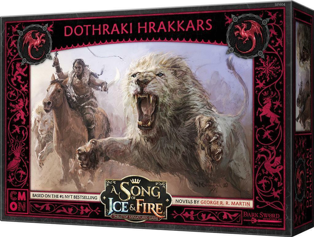 Le Trône de Fer: Le Jeu de Figurines - Hrakkars Dothraki Cover 3d