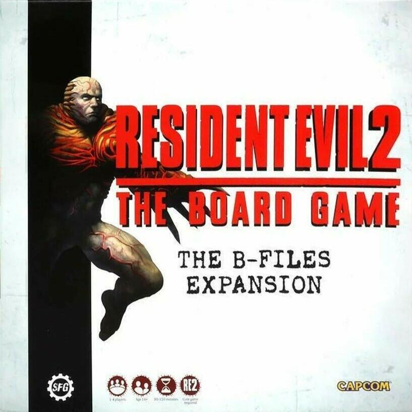 Resident Evil 2: The Board Game - The B-Files Expansion Cover