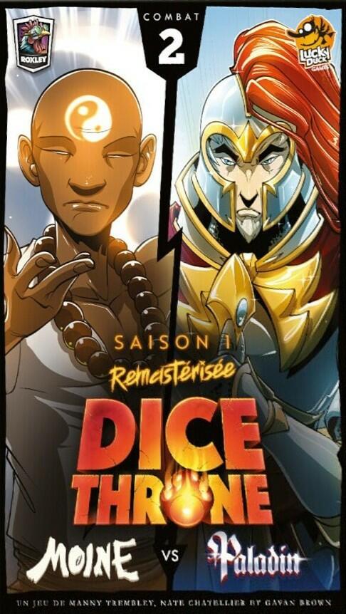 Dice Throne: Saison 1 - Moine vs Paladin Cover