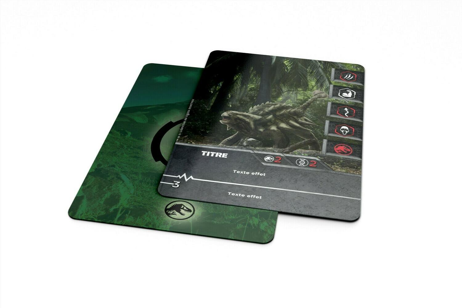 Jurassic World: Miniature Game Cartes