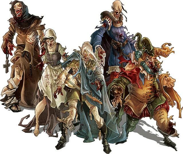 Zombicide: Black Plague - NPC-2 - Notorious Plagued Characters Artwork