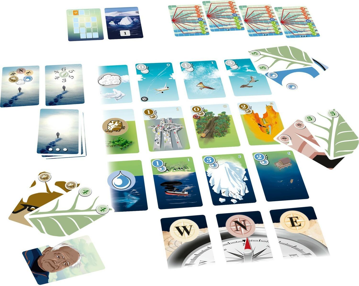 La Glace et le Ciel Cartes