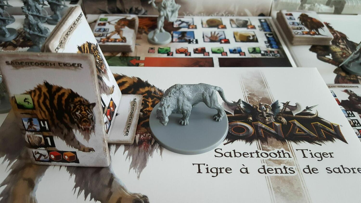 Conan: Tigre à Dents de Sabre Eclate