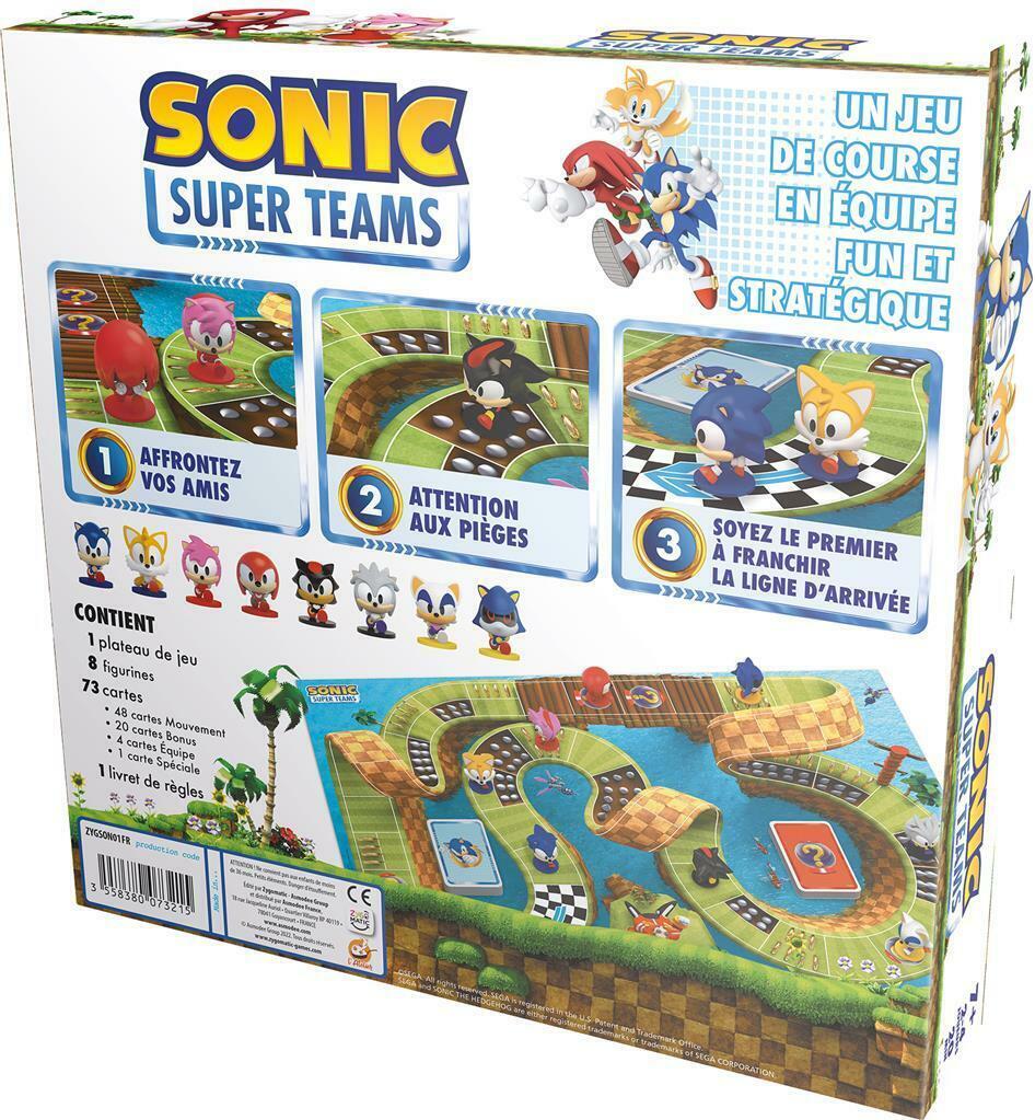Sonic Super Teams Back 3d