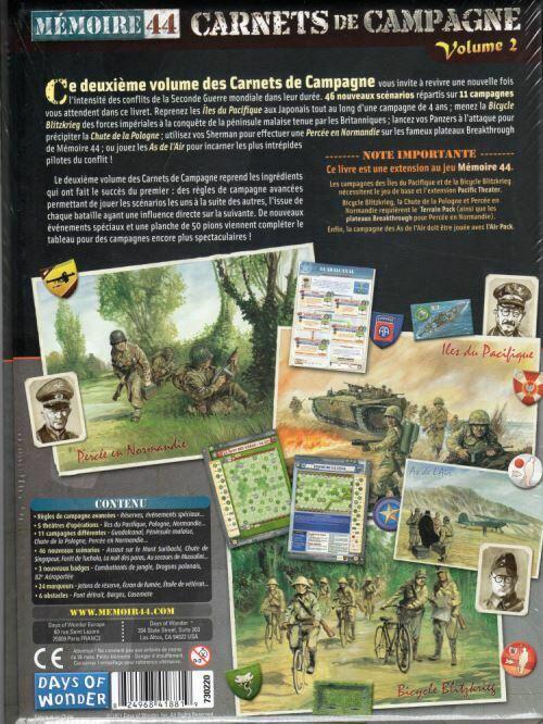 Mémoire 44: Carnets de Campagne - Volume 2 Back