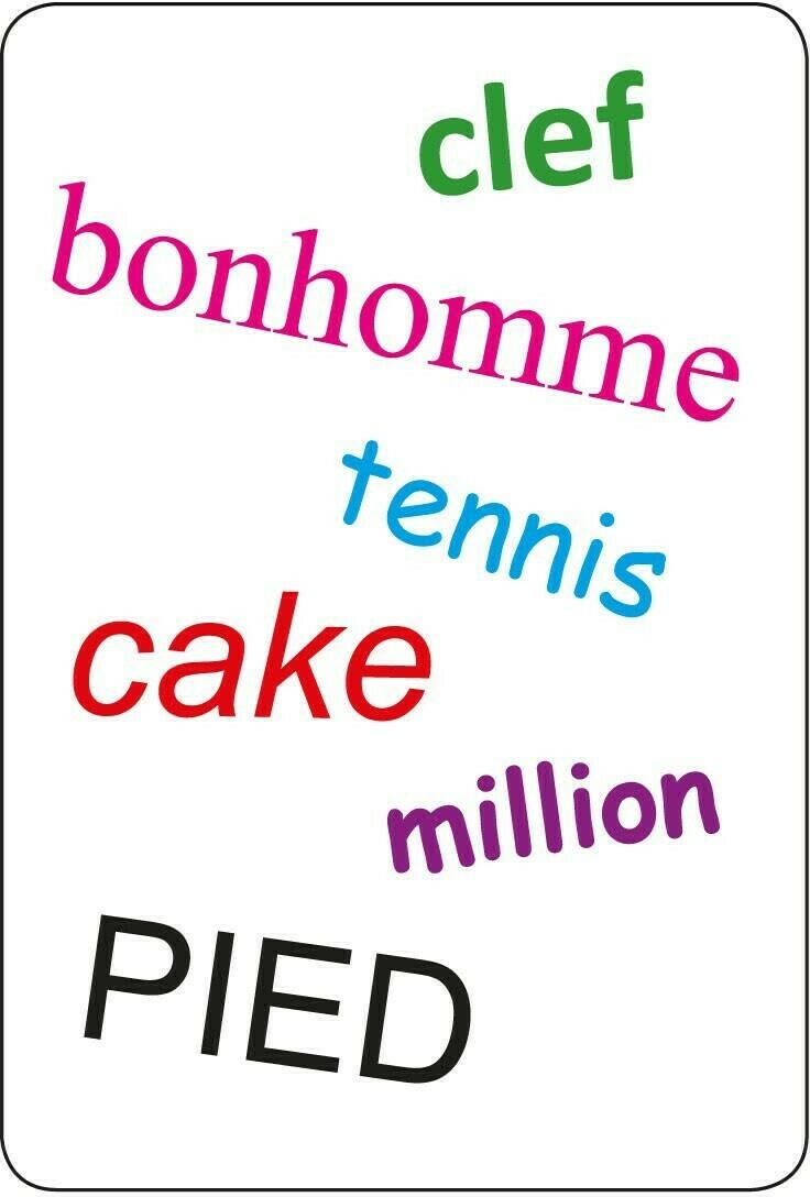 Tam Tam: Safari - Les Mots Irréguliers Carte