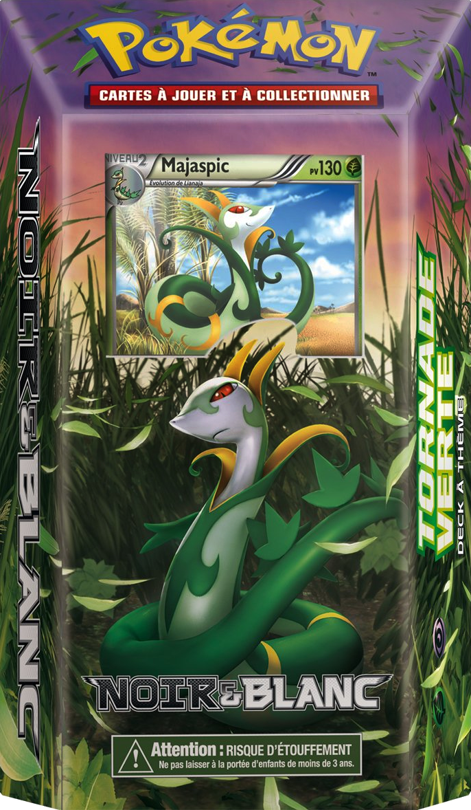 Pokémon: Noir & Blanc - Majaspic Cover Transparent