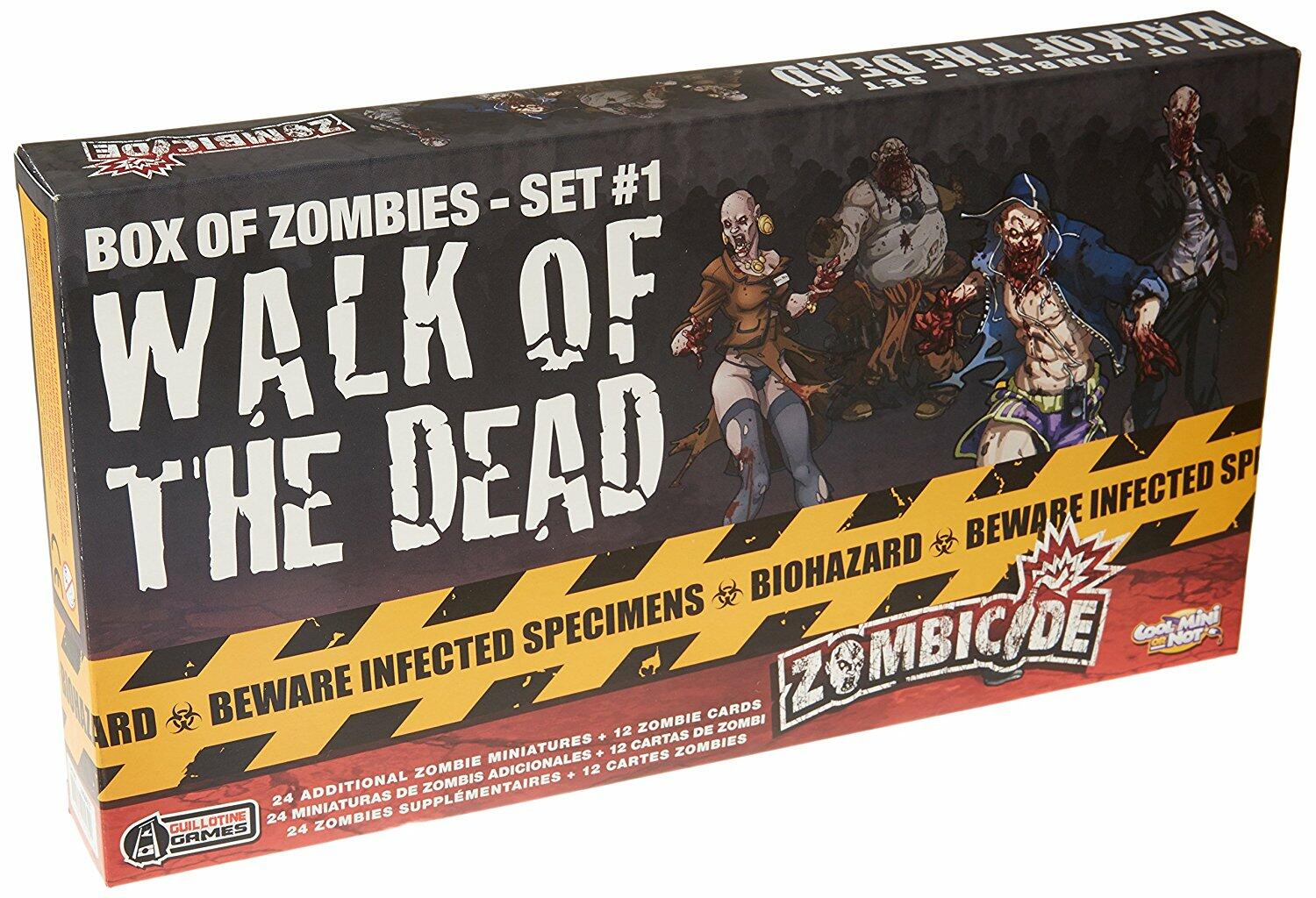 Zombicide: Box of Zombies Set #1 - Walk of the Dead Cover 3d