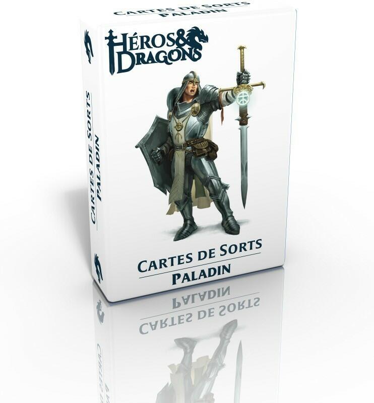 Héros & Dragons: Cartes de Sorts - Paladin Cover 3d