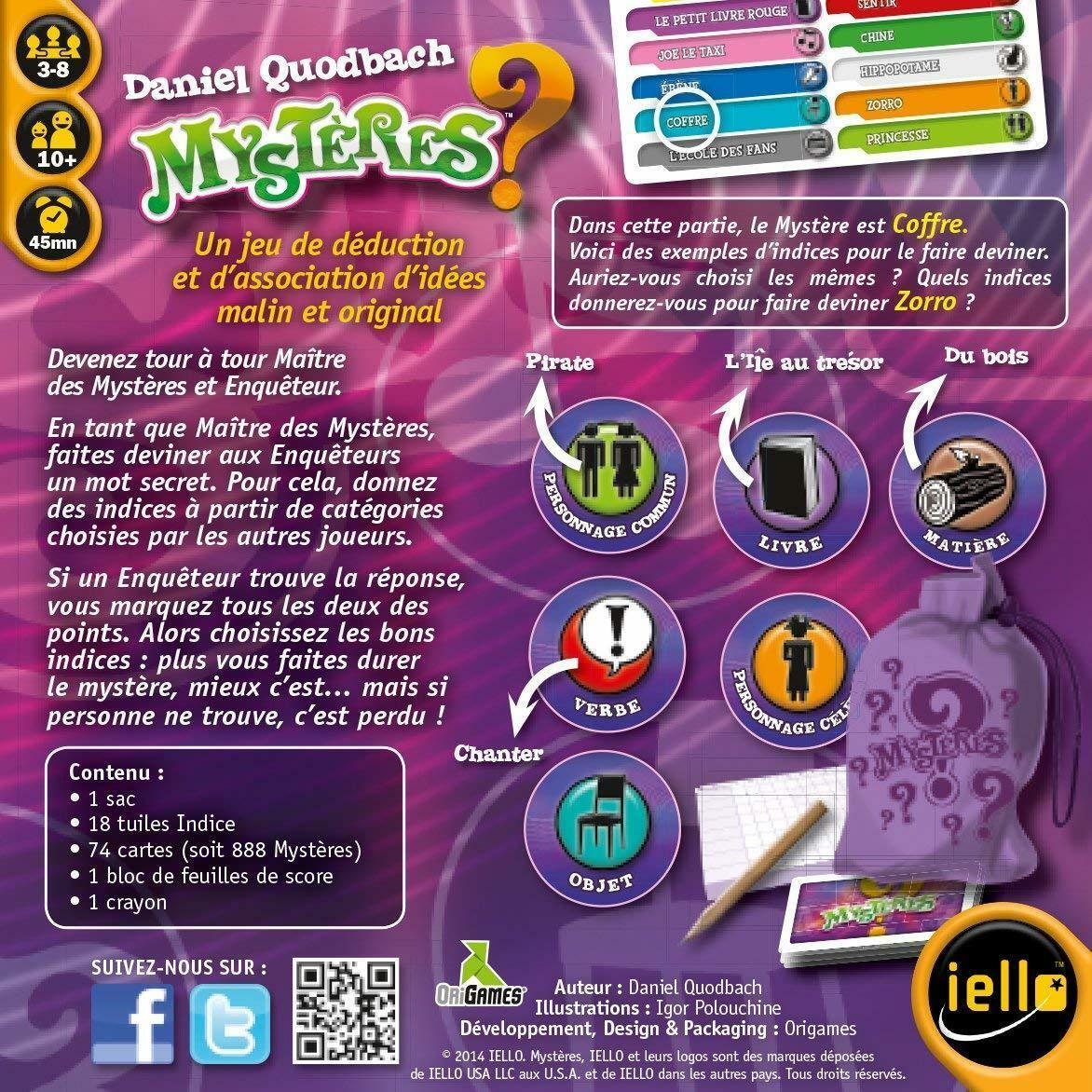 Mystères ? 2013 Back