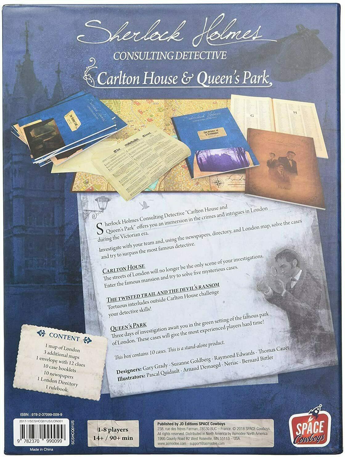 Sherlock Holmes: Consulting Detective - Carlton House & Queen's Park Back