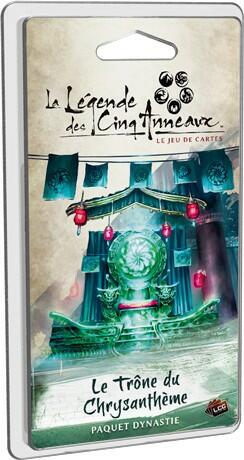La Légende des Cinq Anneaux: Le Jeu de Cartes - Le Trône du Chrysanthème Cover 3d