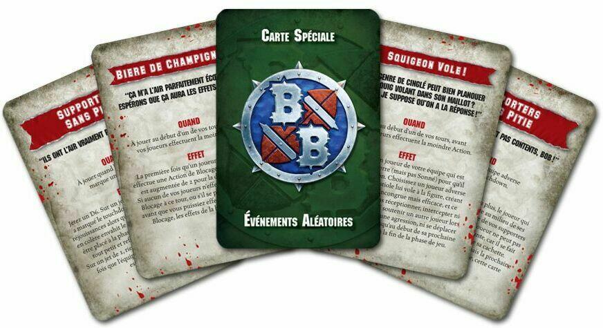 Blood Bowl: Le Jeu de Football Fantastique - Pack de Cartes d'Équipe - Équipe d'Orques Cartes