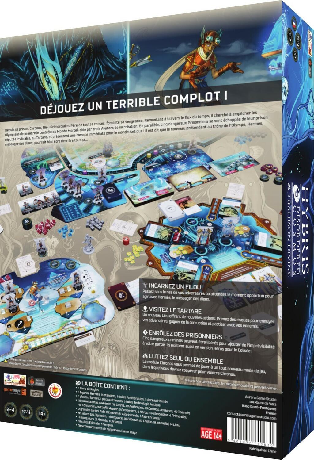 Hybris: Disordered Cosmos - Trahison Divine Back 3d