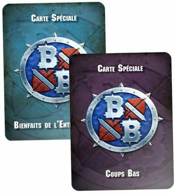 Blood Bowl: Le Jeu de Football Fantastique - Cartes Spéciales - Pack Équipe de Titans Cartes