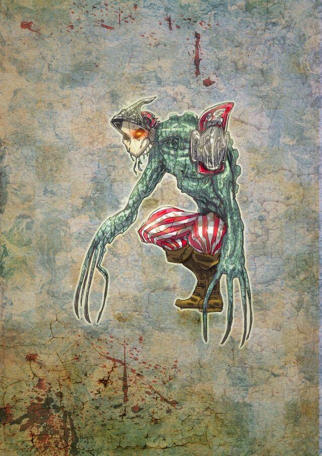 Carnival Zombie Artwork