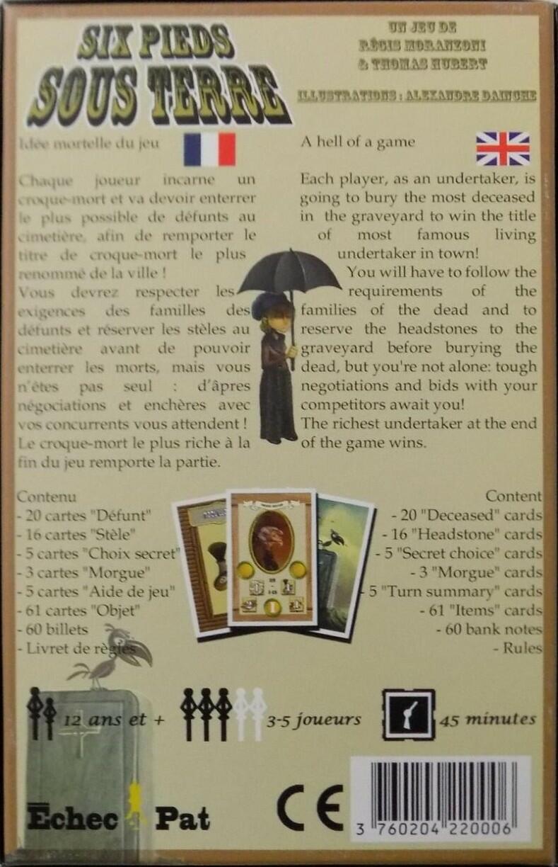 Six Pieds Sous Terre Back