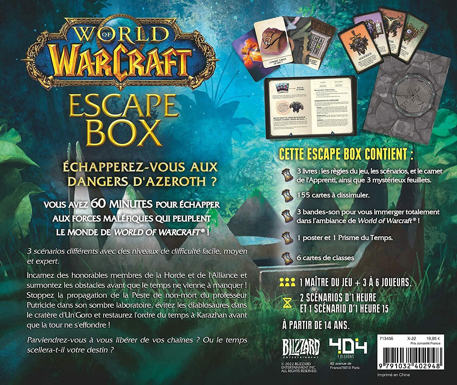Escape Box: World of Warcraft Back