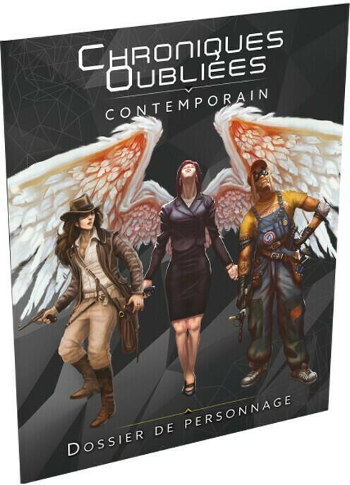 Chroniques Oubliées: Contemporain - Dossier de Personnage Cover 3d