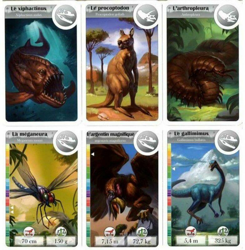 Cardline: Dinosaures Cartes