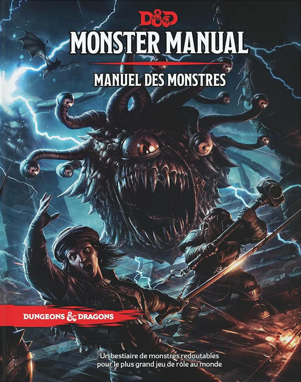 Dungeons & Dragons: Manuel des Monstres Cover