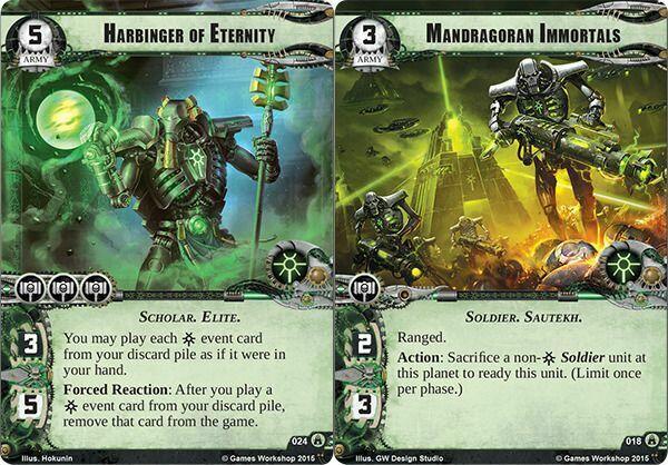 Warhammer 40,000: Conquest - Les Légions de la Mort Cartes