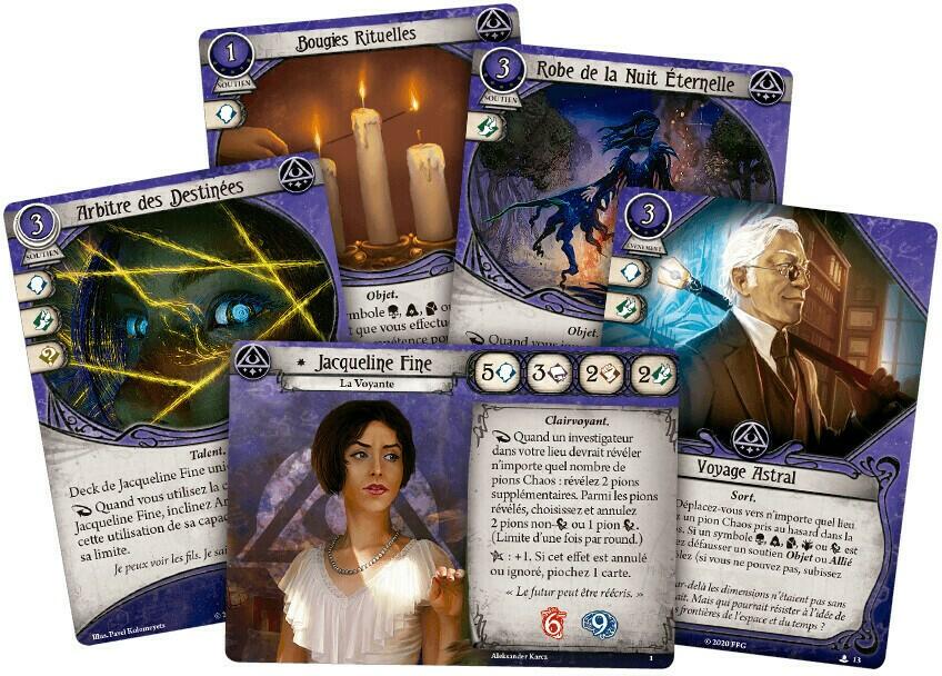 Horreur à Arkham: Le Jeu de Cartes - Jaqueline Fine Cartes