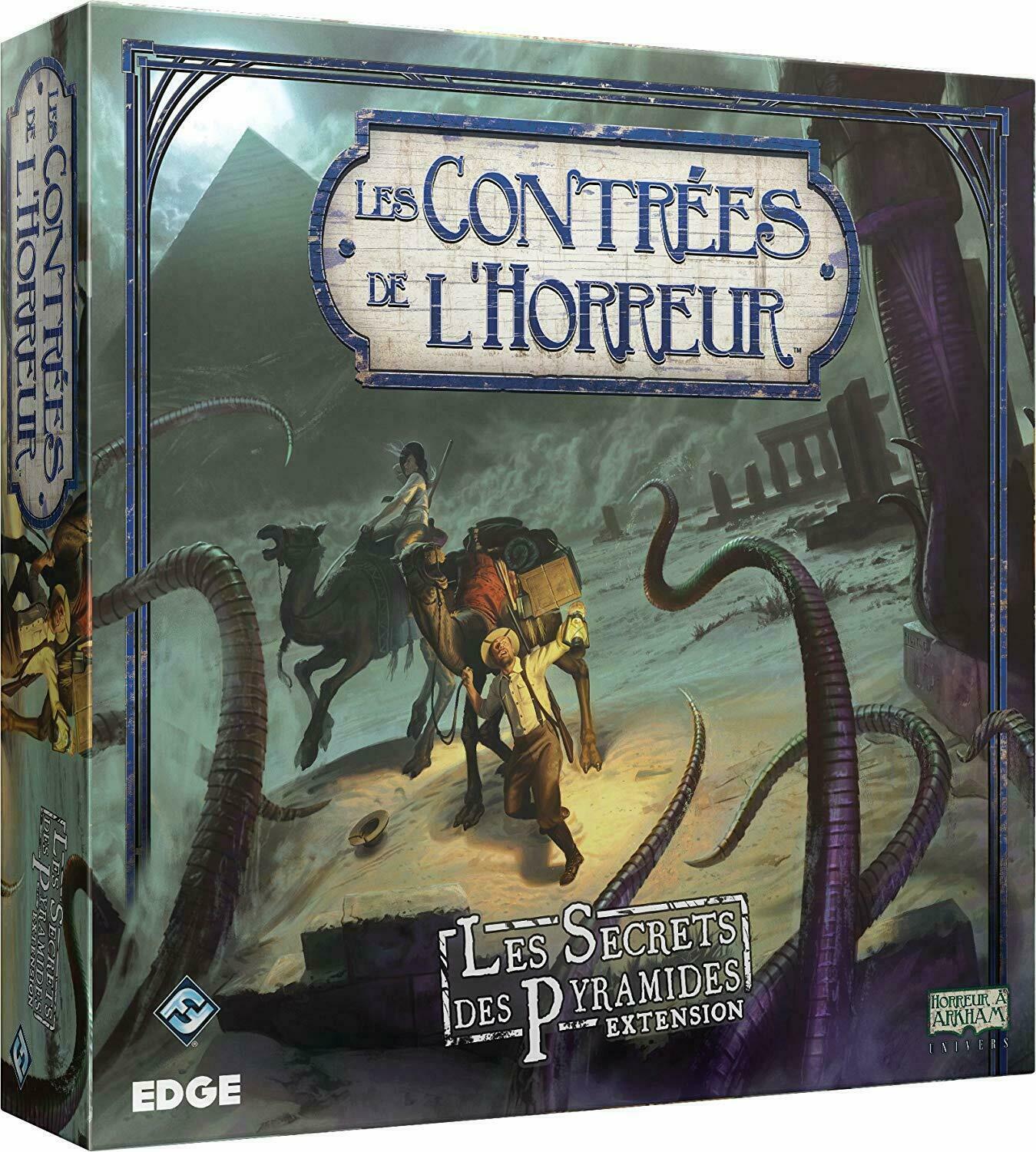 Les Contrées de l'Horreur: Les Secrets des Pyramides Cover 3d