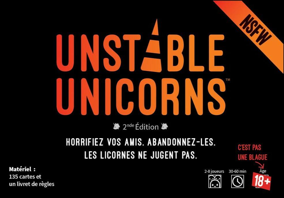 Unstable Unicorns: NSFW Cover
