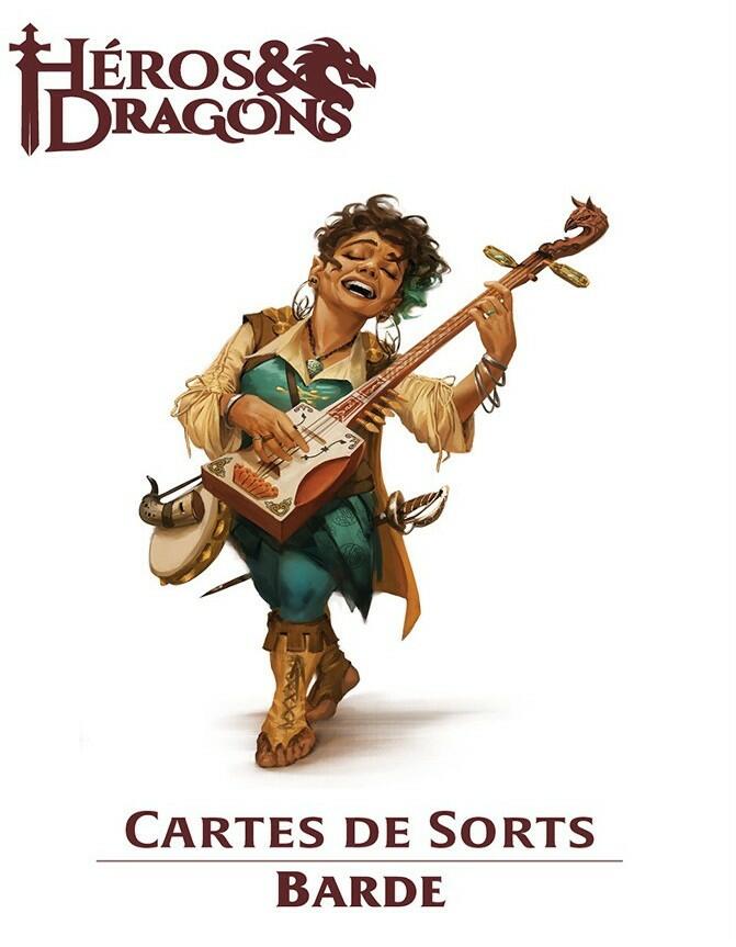 Héros & Dragons: Cartes de Sorts - Barde Cover