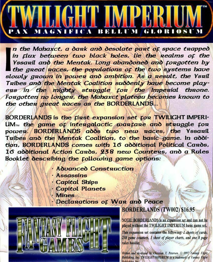 Twilight Imperium: Borderlands Back