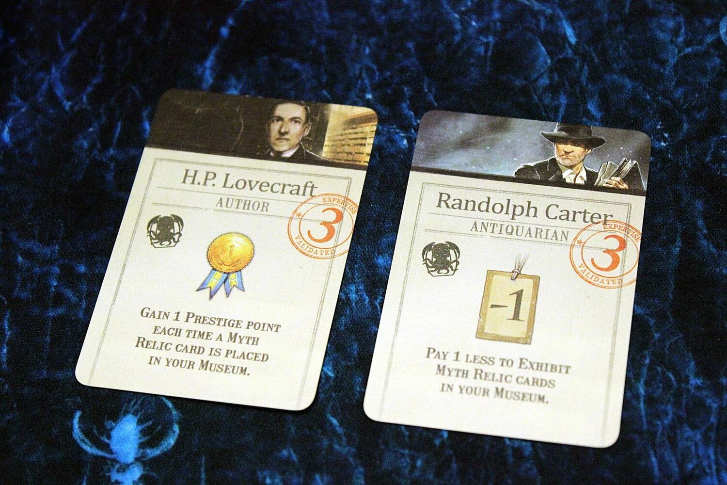 Museum: Les Reliques de Cthulhu Cartes