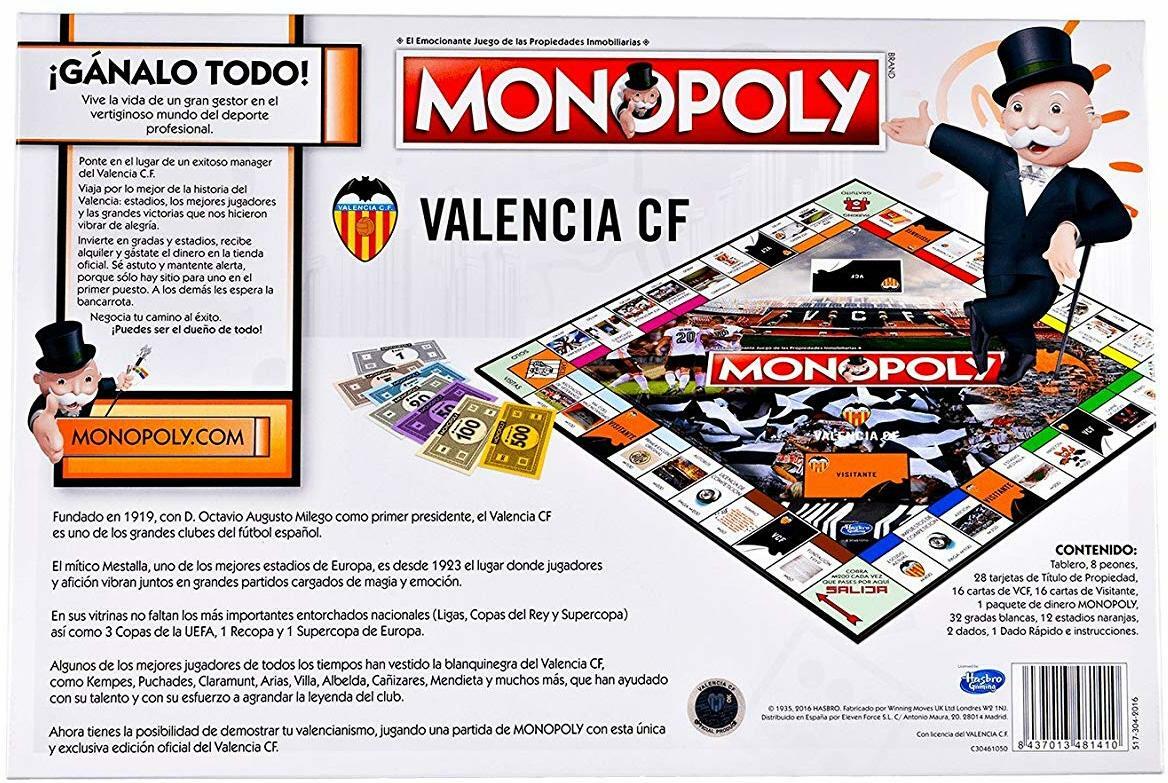 Monopoly: Valencia CF Back