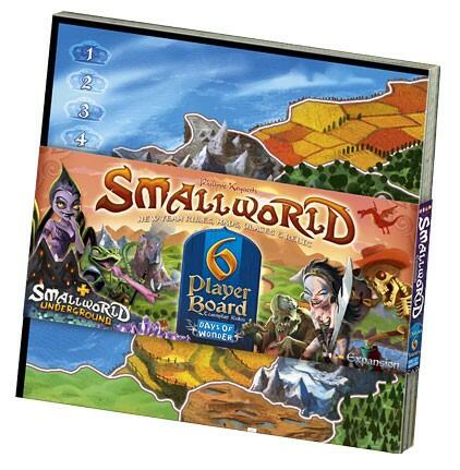Small World: 6 Player Board Cover 3d