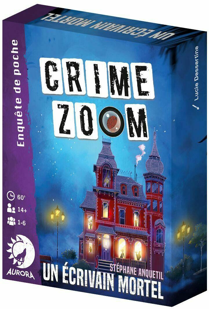 Crime Zoom: Un Écrivain Mortel Cover 3d
