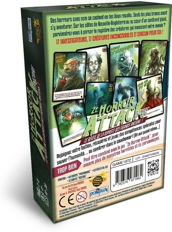 Ze Horror Attack Encore: Le Réveil de la Riposte des Grands Anciens Back 3d