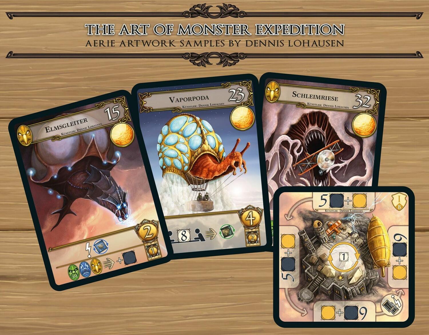 Monster Expédition Cartes