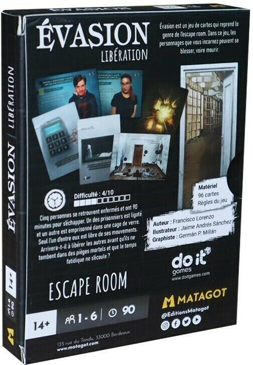 Escape Room: Evasion - Libération Back 3d