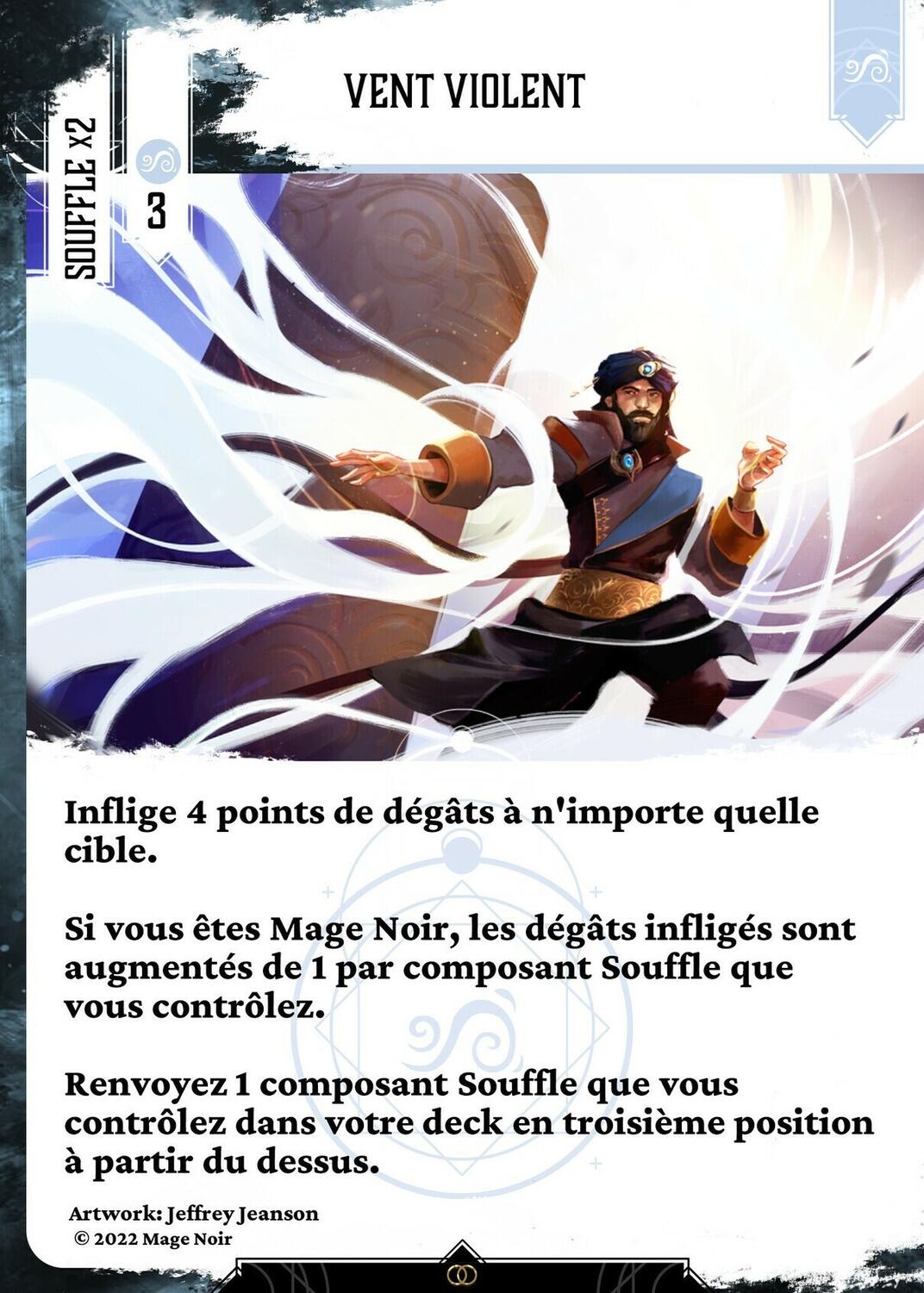 Mage Noir Carte
