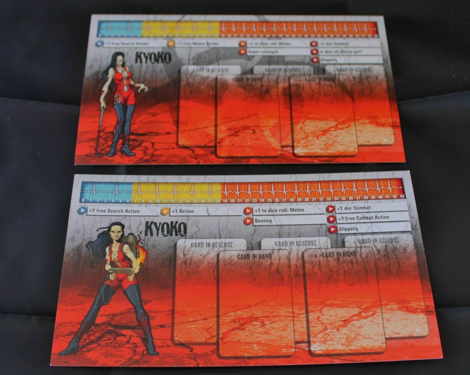 Zombicide: Gaming Night #1 - Cars, Food or Guns Fiches