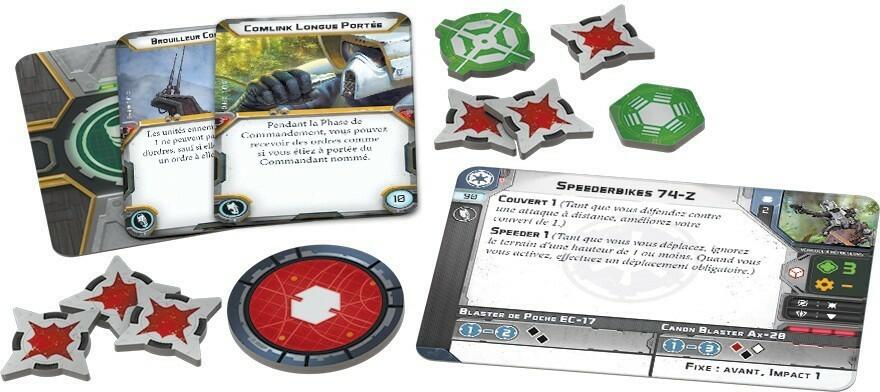 Star Wars: Légion - Speederbikes 74-Z Eclate