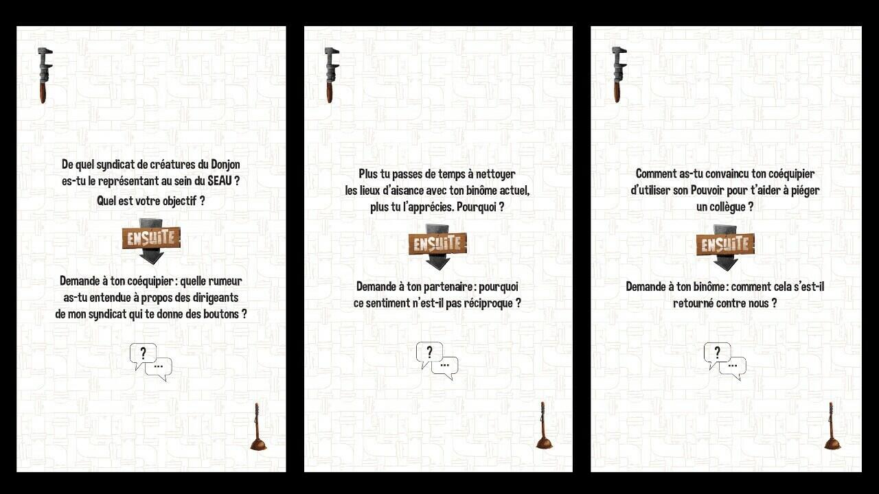 Donjons & Siphons Cartes