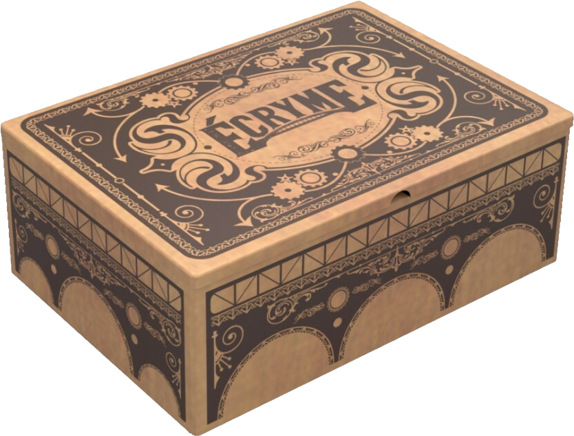 Écryme: Coffret Bois Cover Transparent