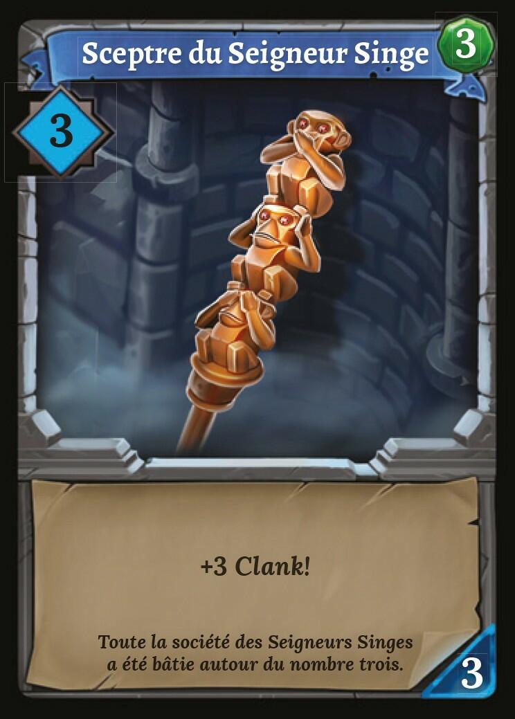 Clank! - Trésors Engloutis Carte Blue