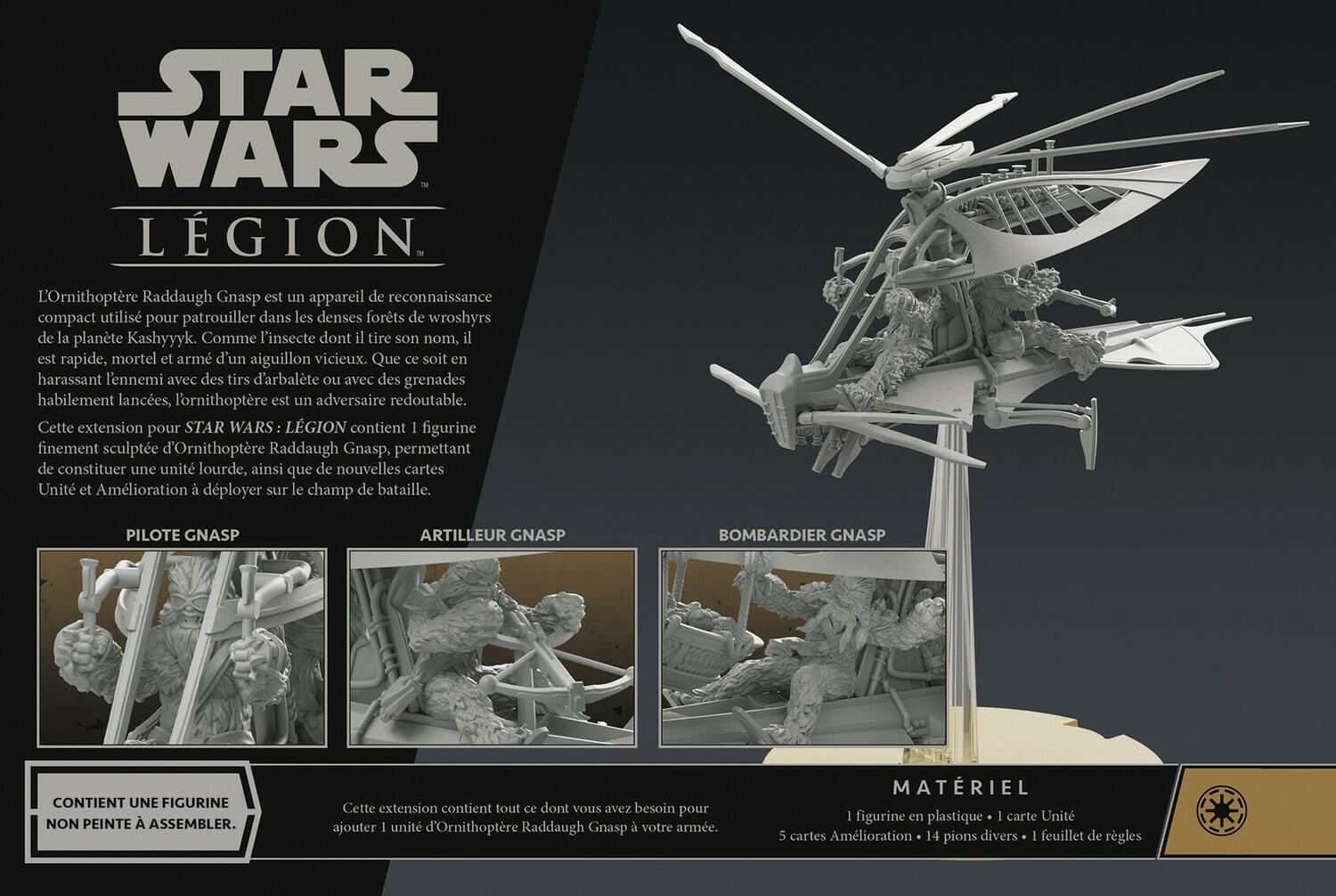 Star Wars: Légion - Ornithoptère Raddaugh Gnasp Back