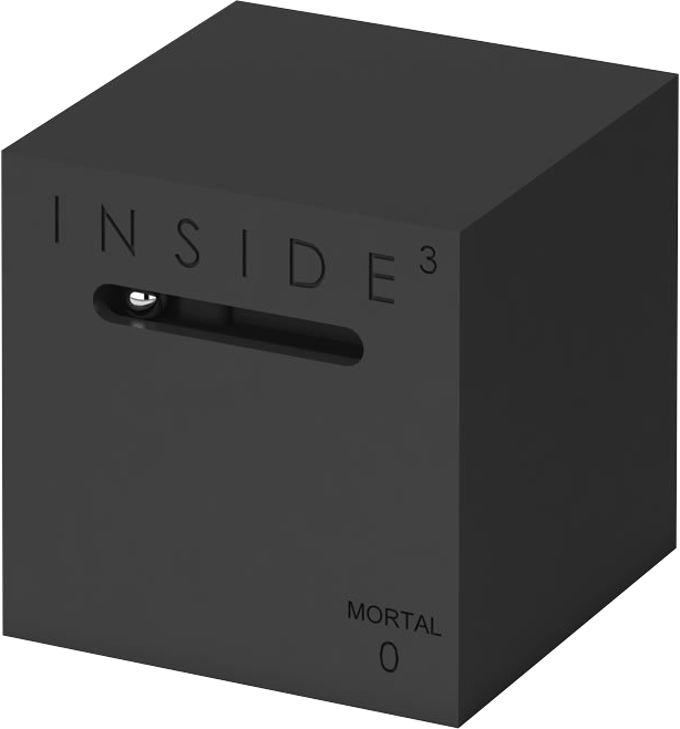 Inside³: Mortal (Noir) Cover Transparent