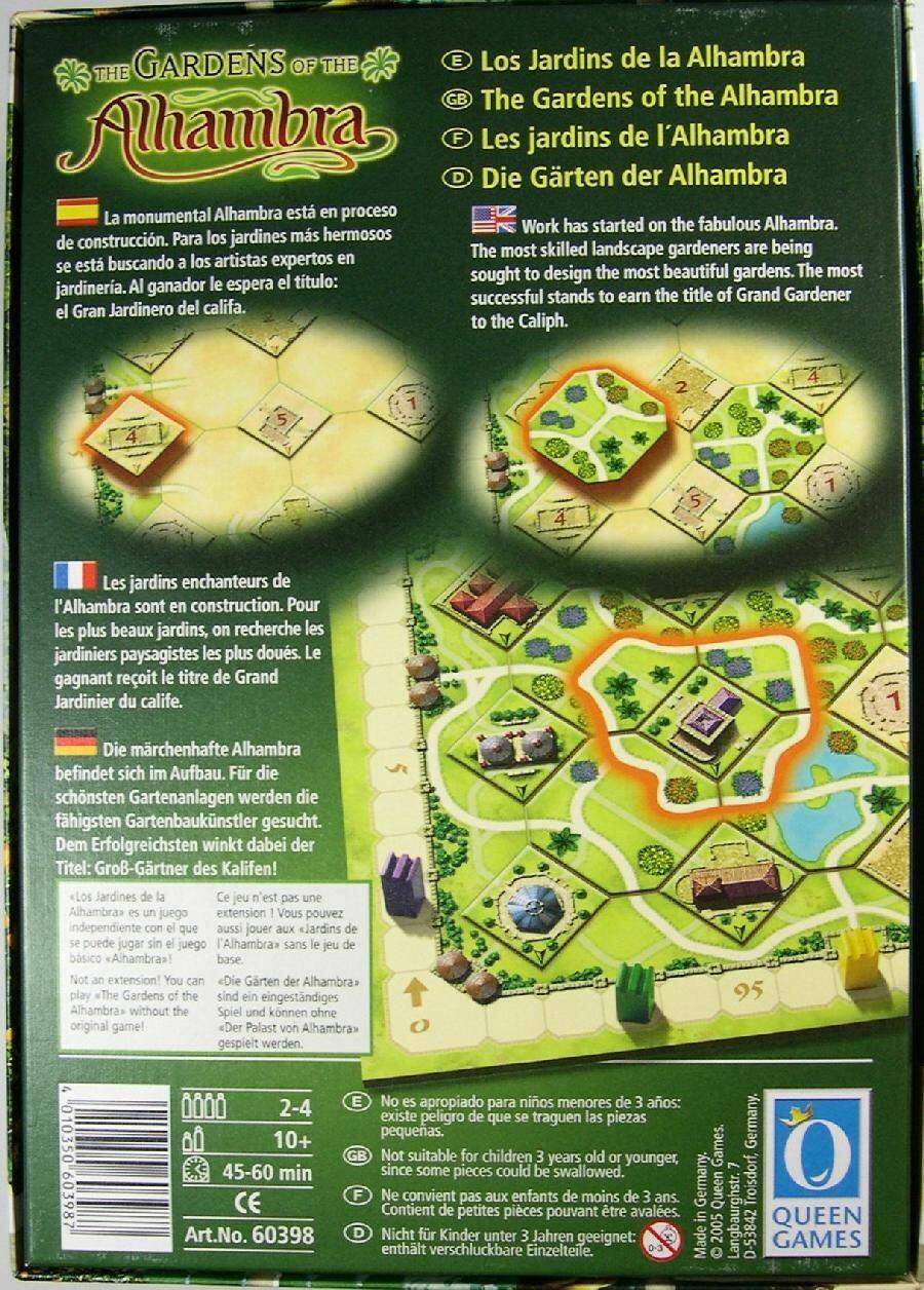 The Gardens of the Alhambra Back