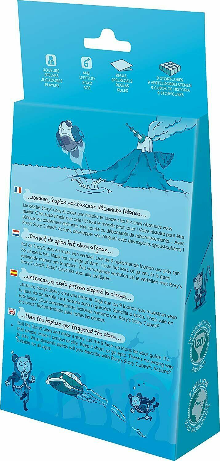 Rory's Story Cubes: Actions (Blister) Back 3d