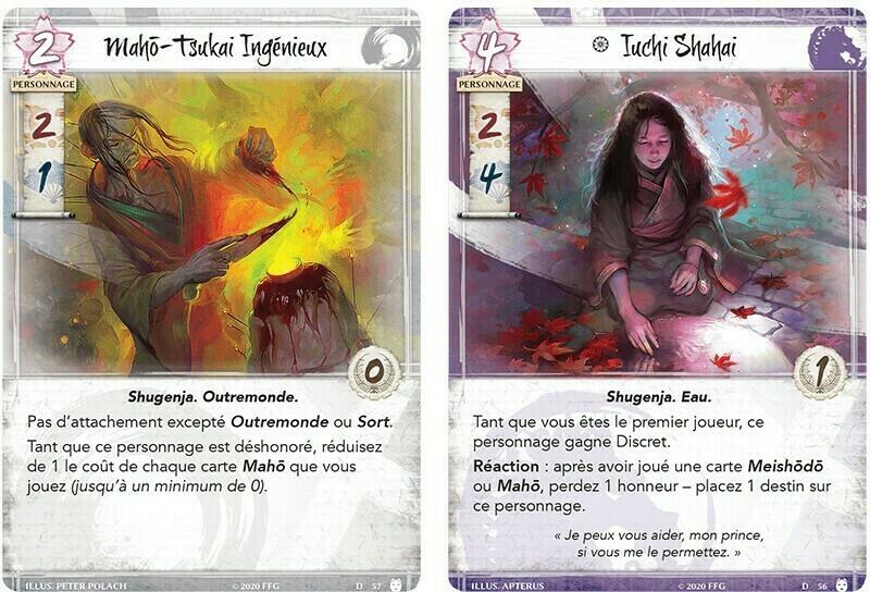 La Légende des Cinq Anneaux: Le Jeu de Cartes - Une Offrande Pourpre Cartes